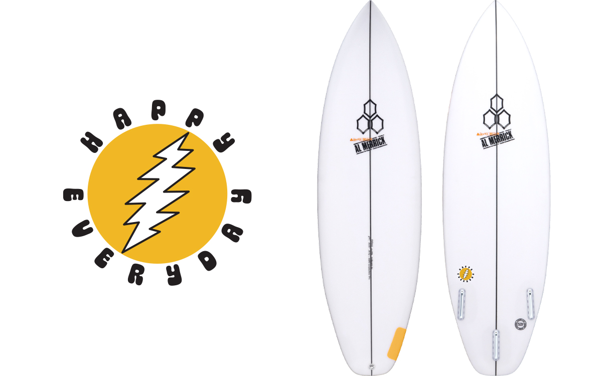 Happy Everyday | Surfboard by Al Merrick使用回数は15回程度です